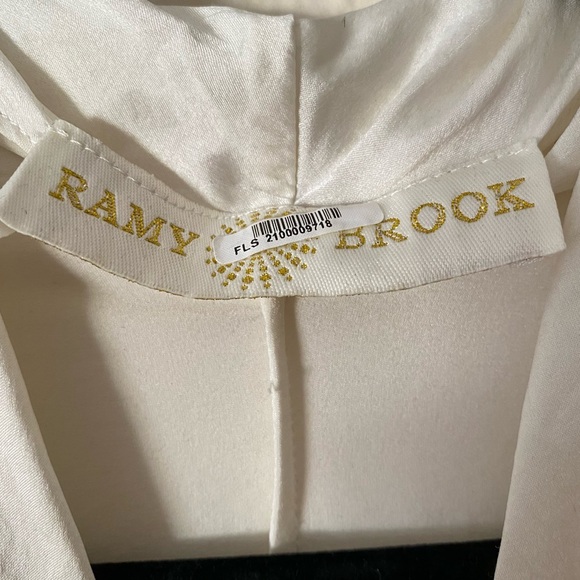 Ramy Brook Elegant White Sleeveless Top Size S Off White Cream Classy Summer - Picture 3 of 9